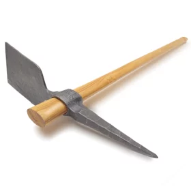 1702 - Wegenbouwersschoffel - 105 cm essenhouten steel