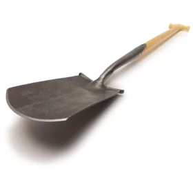 1771 - Tuinierspade met trede - 80 cm essenhouten T-greep