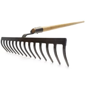 4881 - grote hark - 150 cm essenhouten steel