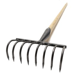 1429 - Verticuteerhark - Onkruidverdelger - 140 cm essen steel