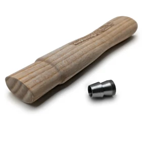 Vervangingssteel - voor Krumpholz bestratingshamer Berlin vorm - 18 cm essenhout met bevestigingsmateriaal - Nr. 5311
