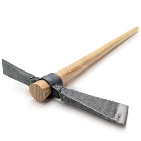 1749 - kleine wortelhak - Pimpf pick - 75 cm essenhouten steel