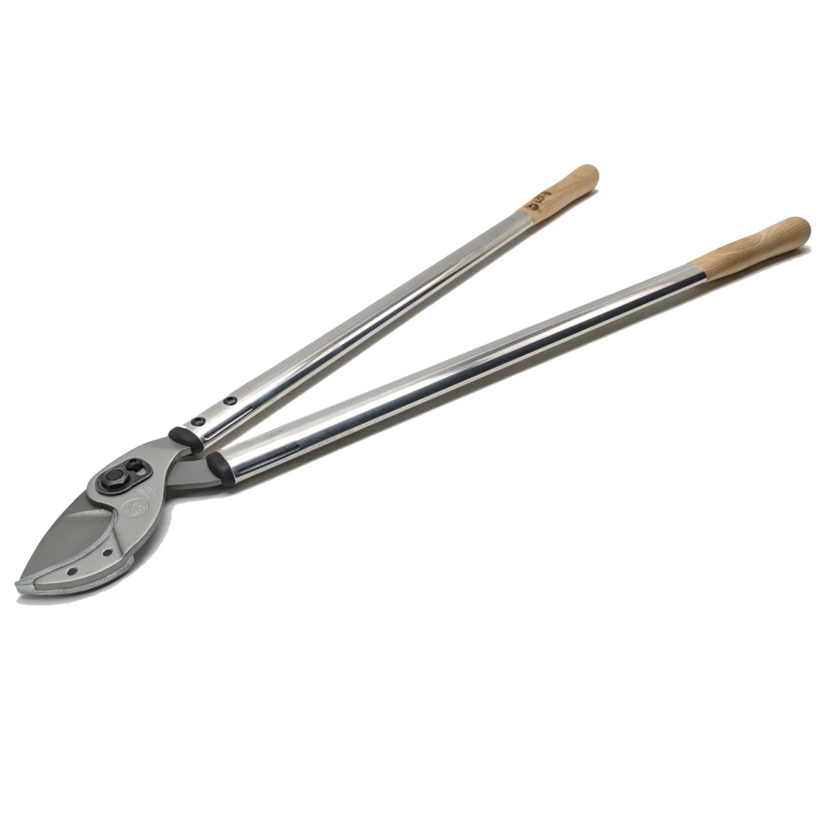 Löwe takkenschaar professional 80 cm houten handgrepen essen