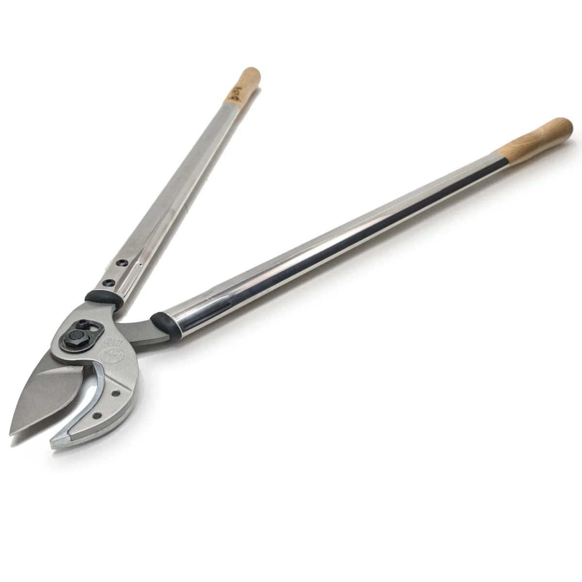 Löwe takkenschaar professional 80 cm houten handgrepen essen