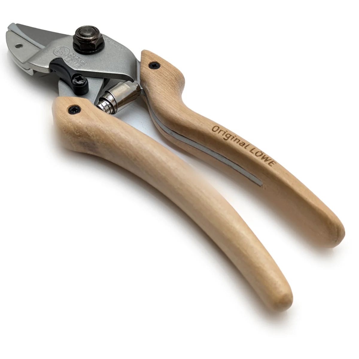 Tuinschaar Houten handvatten Hickory naar binnen gebogen handvat