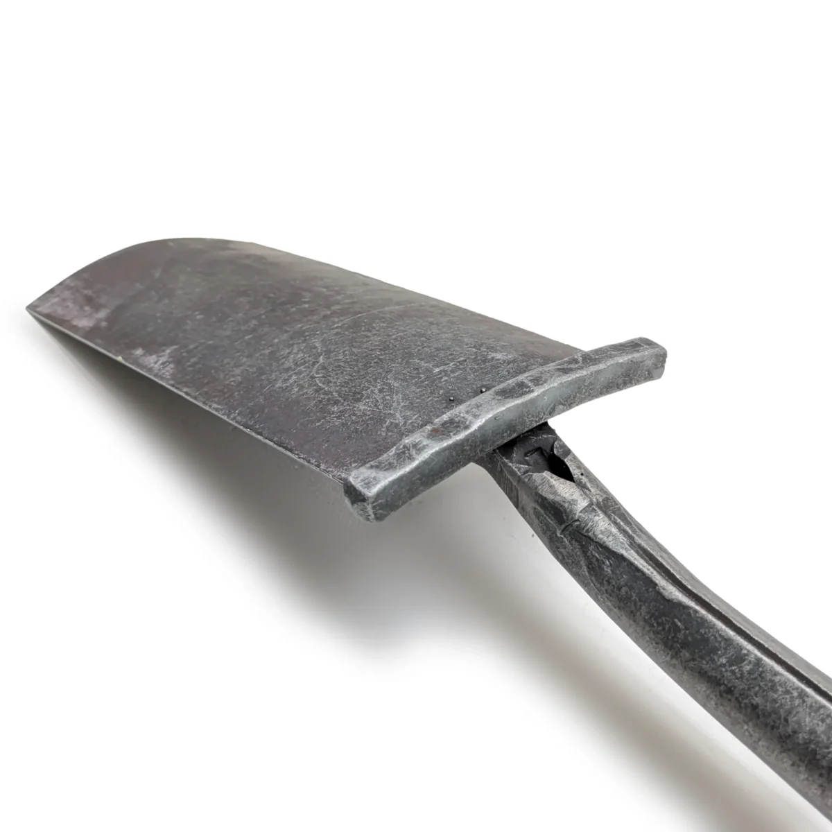 Krumpholz – Drainagespade „Engelse vorm“ met voetsteun – 80 cm stalen buis met houten knop – nr. 1799